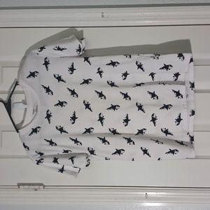 Forever 21 Top Men Whale Shirt